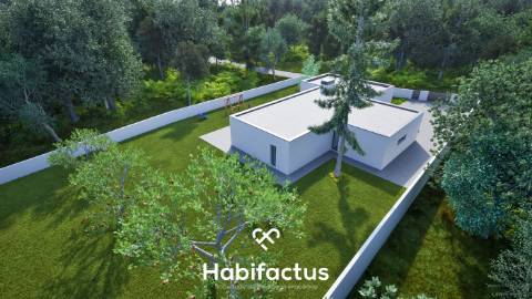 Terreno com moradia isolada T3 chave na mão em Viseu