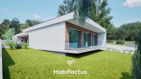 Terreno com moradia isolada T3 chave na mão em Viseu