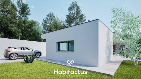 Terreno com moradia isolada T3 chave na mão em Viseu