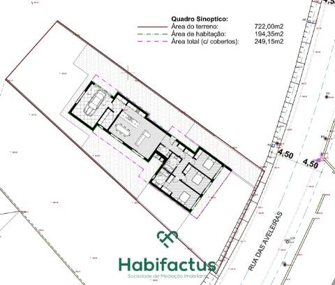 Terreno com moradia isolada T3 chave na mão em Viseu