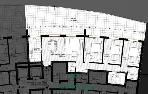 Apartamento T3 em construção - Viseu