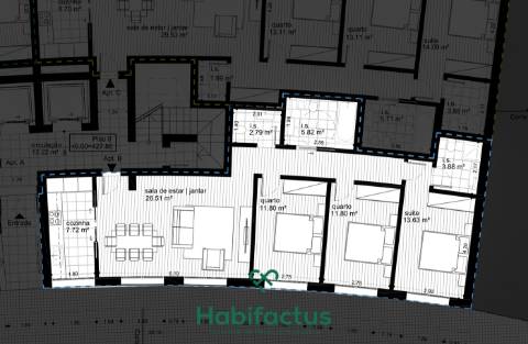 Apartamento T3 em construção - Viseu