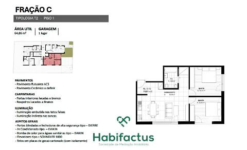 Apartamento T2 | Centro da Cidade