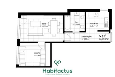 Apartamento T1 | Centro da Cidade