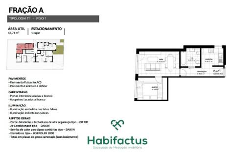 Apartamento T1 | Centro da Cidade