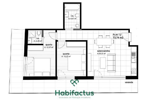Apartamento T2 | Centro da Cidade