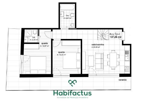 Apartamento T2+1 Duplex  | Centro da Cidade