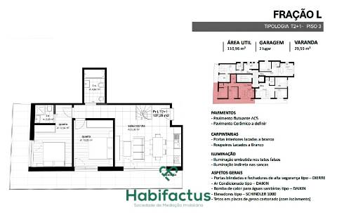 Apartamento T2+1 Duplex  | Centro da Cidade