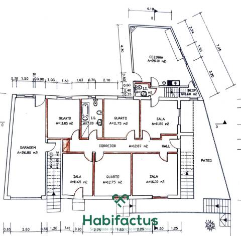 Andar Moradia T3 a 5 minutos do centro de Viseu.