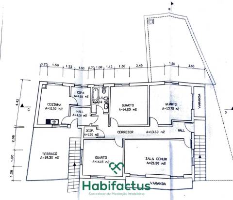 Andar Moradia T3 a 5 minutos do centro de Viseu.