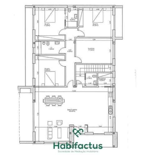 Moradia isolada T4 em construção, em Rebordinho - Viseu