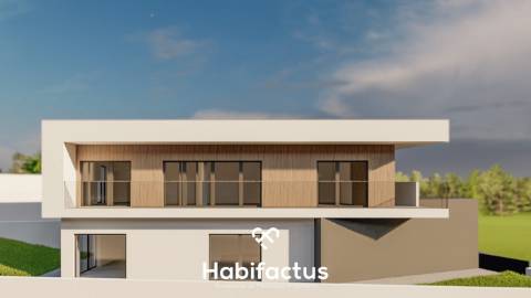 Moradia geminada T3 em construção, em Rebordinho  - Viseu