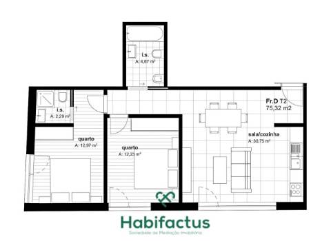 Apartamento T2 | Centro da Cidade