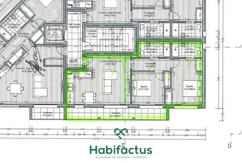 Apartamento T2 duplex em construção para venda em Viseu
