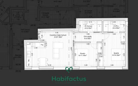 Apartamento T2 em construção - Viseu