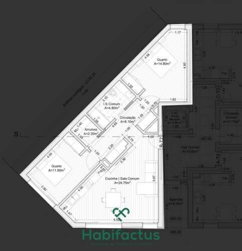 Apartamento T2 em construção - Viseu