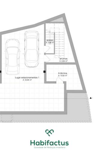 Moradia em banda T3 em construção junto ao Instituto Politécnico de Viseu