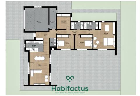 Moradia térrea T4 (em fase de construção) - Viseu
