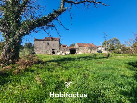 Moradia Isolada T3, para reconstrução com terraço e terreno de 1.828 m2, á Venda em Mangualde -Viseu