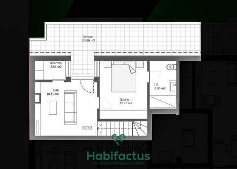 Apartamento T1 Duplex novo - Viseu