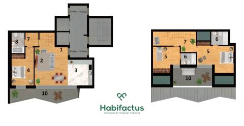 Apartamento T1 Duplex no centro de Viseu