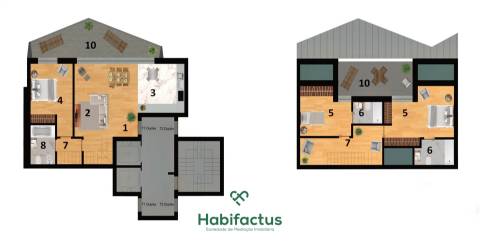 Apartamento T1 Duplex no centro de Viseu