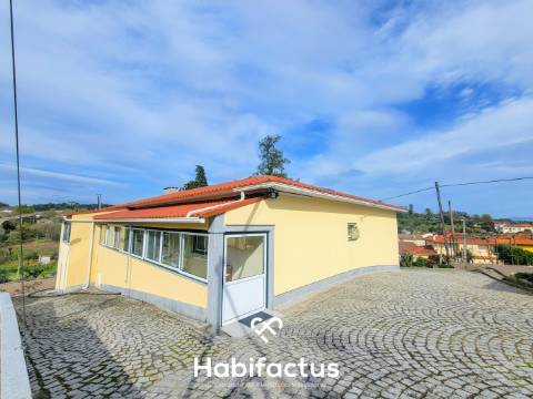 Moradia Isolada T3+2 inserida num Terreno Produtivo de 5.579 m2, á venda em Mangualde - Viseu