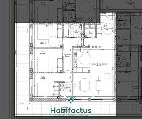 Apartamento T3 novo - Viseu