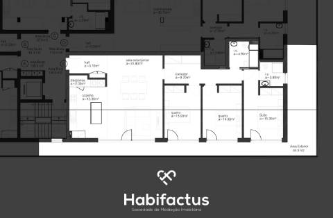 Apartamento T3 em construção no centro de Viseu