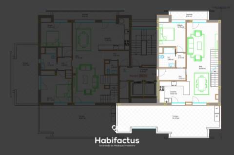Apartamento T3 Duplex Novo em Viseu