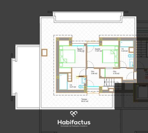 Apartamento T4 Duplex Novo em Viseu