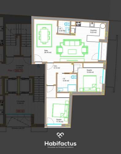 Apartamento T2 Novo em Viseu