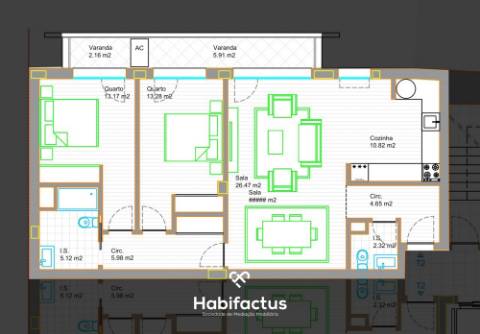Apartamento T3 Novo em Viseu