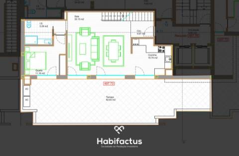 Apartamento T3 Duplex Novo em Viseu
