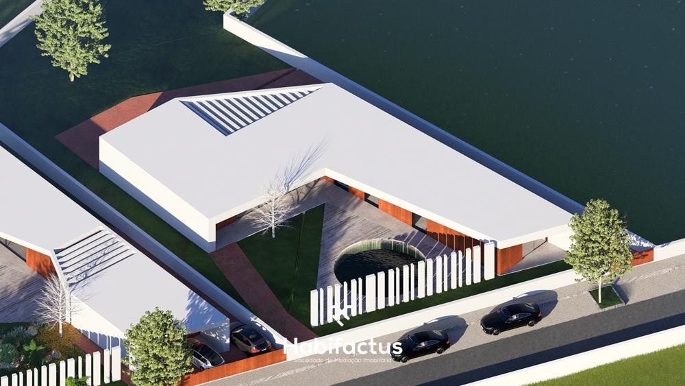 Moradia Térrea T4 Nova com Design Moderno e Estacionamento
