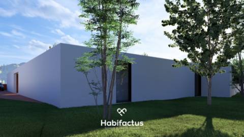 Moradia Térrea T4 Nova com Design Moderno e Estacionamento