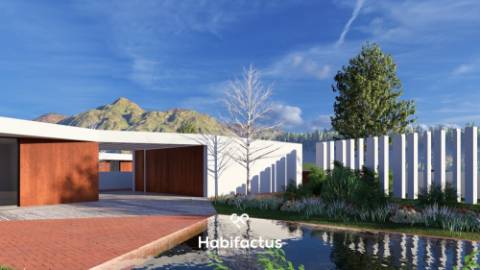 Moradia Térrea T4 Nova com Design Moderno e Estacionamento