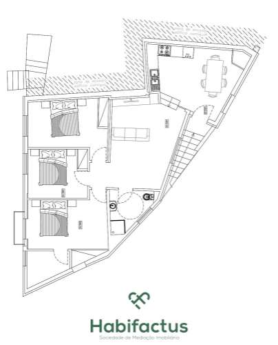 Apartamento T3 totalmente remodelado a apenas 12 minutos do centro de Viseu