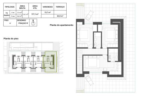 Apartamento T4 Duplex - Aveiro - Aveiro/Venda