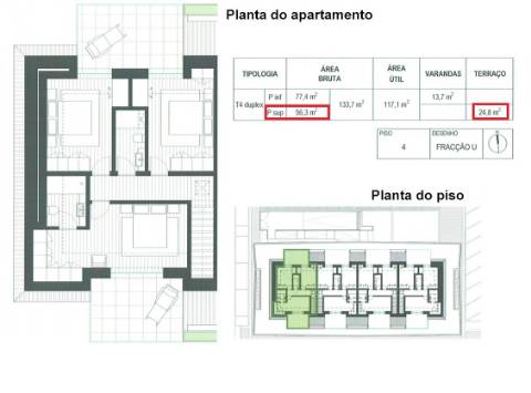 Apartamento T4 Duplex - Aveiro - Aveiro/Venda