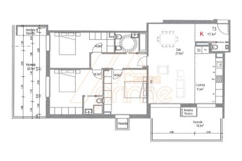 Apartamento T3 - Quinta da Portela - Coimbra/Venda