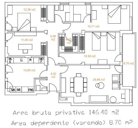 Apartamento T4 - Celas - Coimbra/Venda