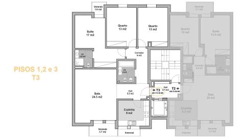 Apartamento T3, Zona Norte, Coimbra