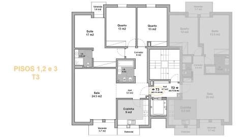 Apartamento T3 - Zona Norte - Coimbra/Venda