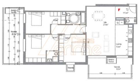 Apartamento T3 - Quinta da Portela - Coimbra/Venda