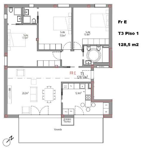 Apartamento T3 - Santa Clara - Coimbra/Venda