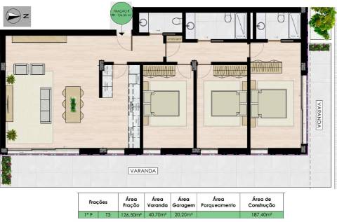 Apartamento T3 - Cantanhede/Venda