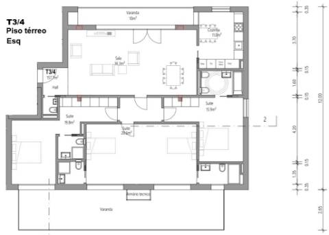 Apartamento T4 - Guarda Inglesa - Coimbra/Venda