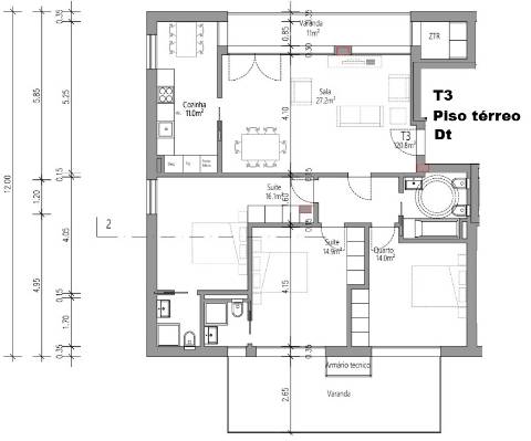 Apartamento T3 - Guarda Inglesa - Coimbra/Venda