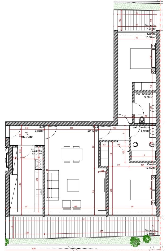 Apartamento T2 - Vale das Flores - Coimbra/Arrendamento